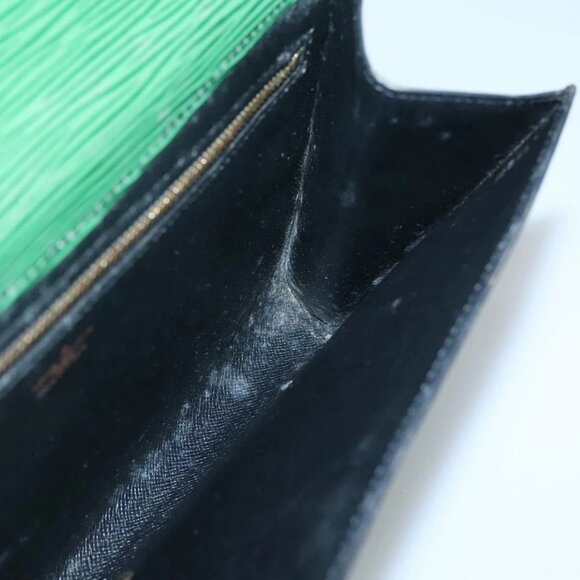 LOUIS VUITTON Epi Art Deco Clutch Bag Green M52634 LV Auth BA2685 - Picture 13 of 16